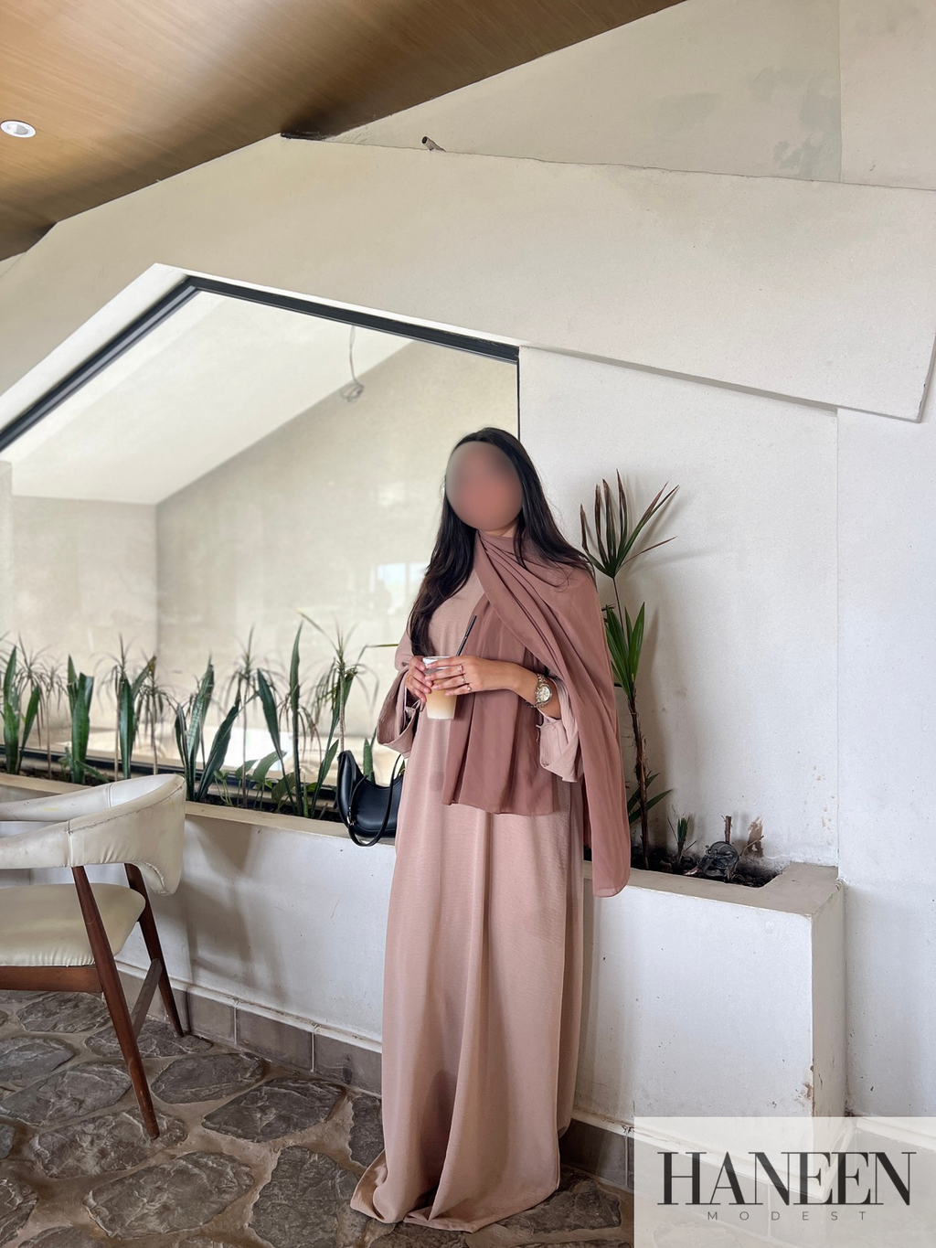 Serene Beige Abaya