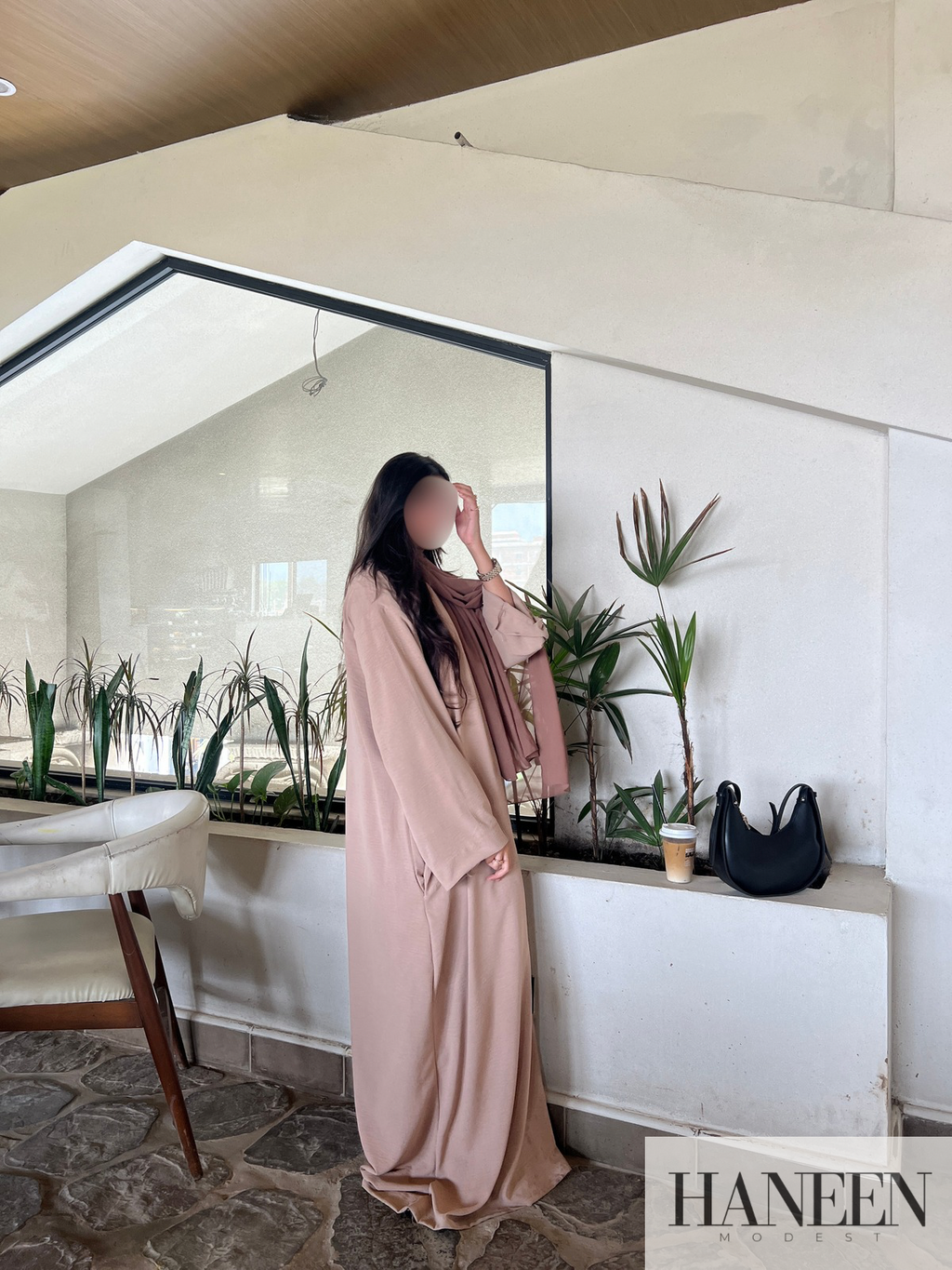 Serene Beige Abaya