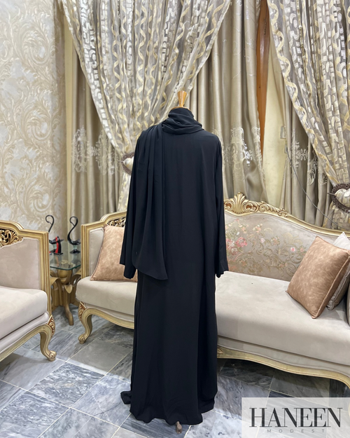 Eclipse Black Abaya