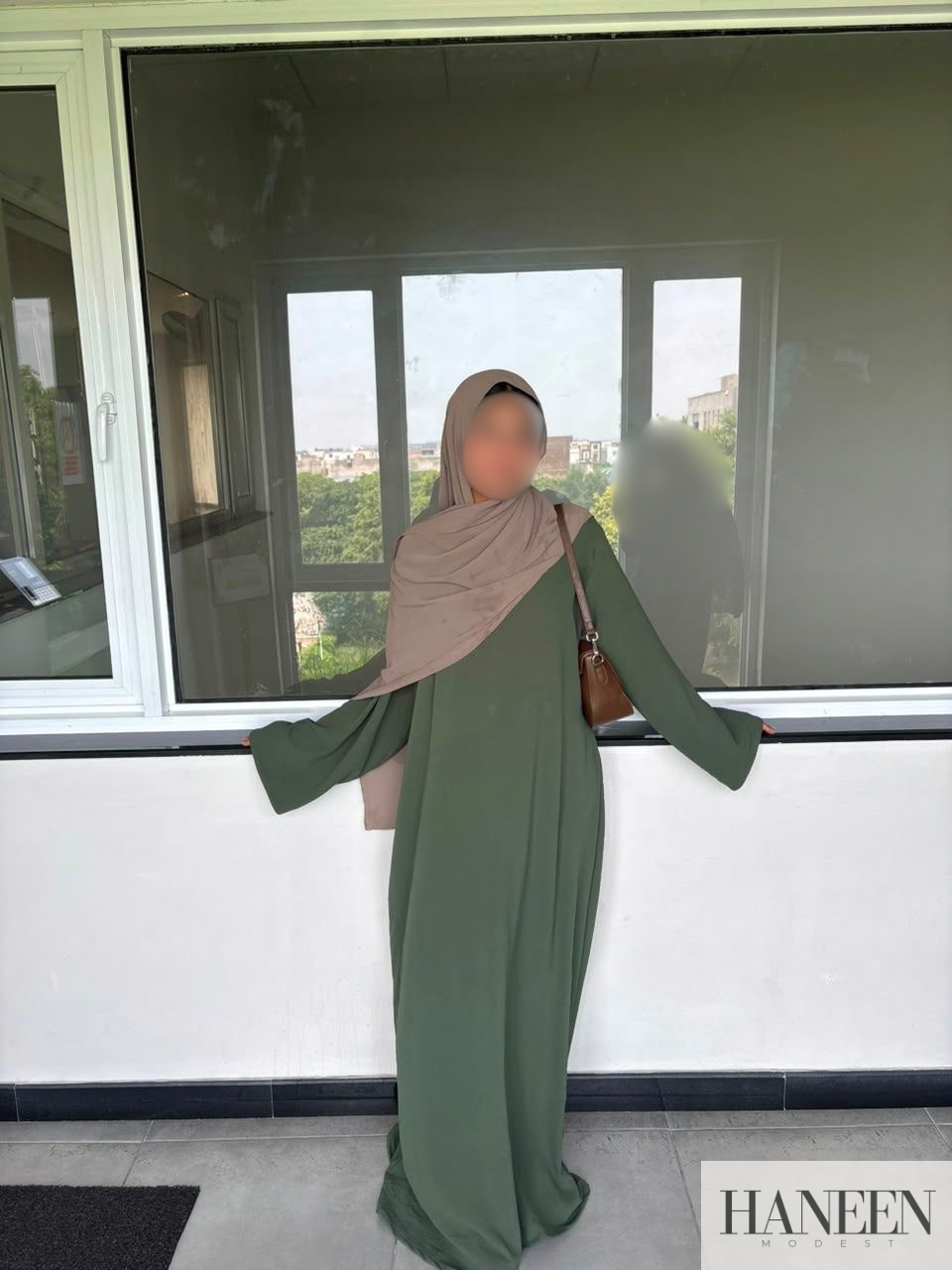 Matcha Veil Abaya