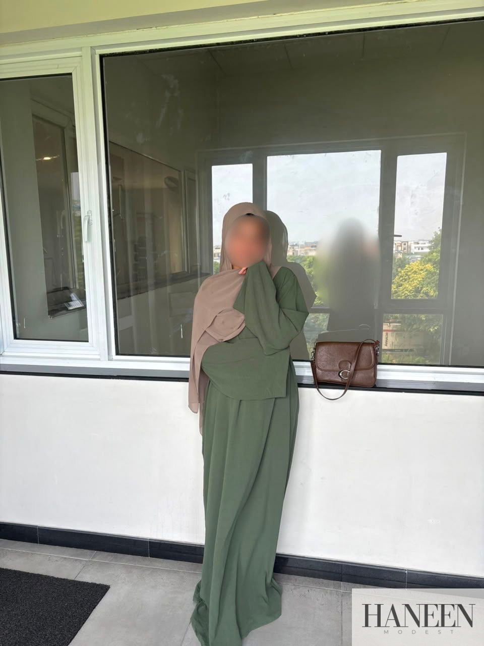 Matcha Veil Abaya