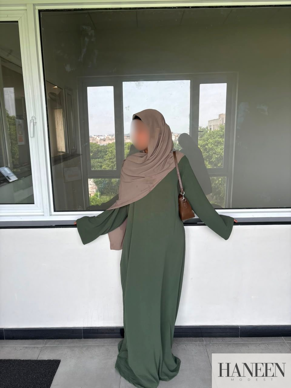 Matcha Veil Abaya