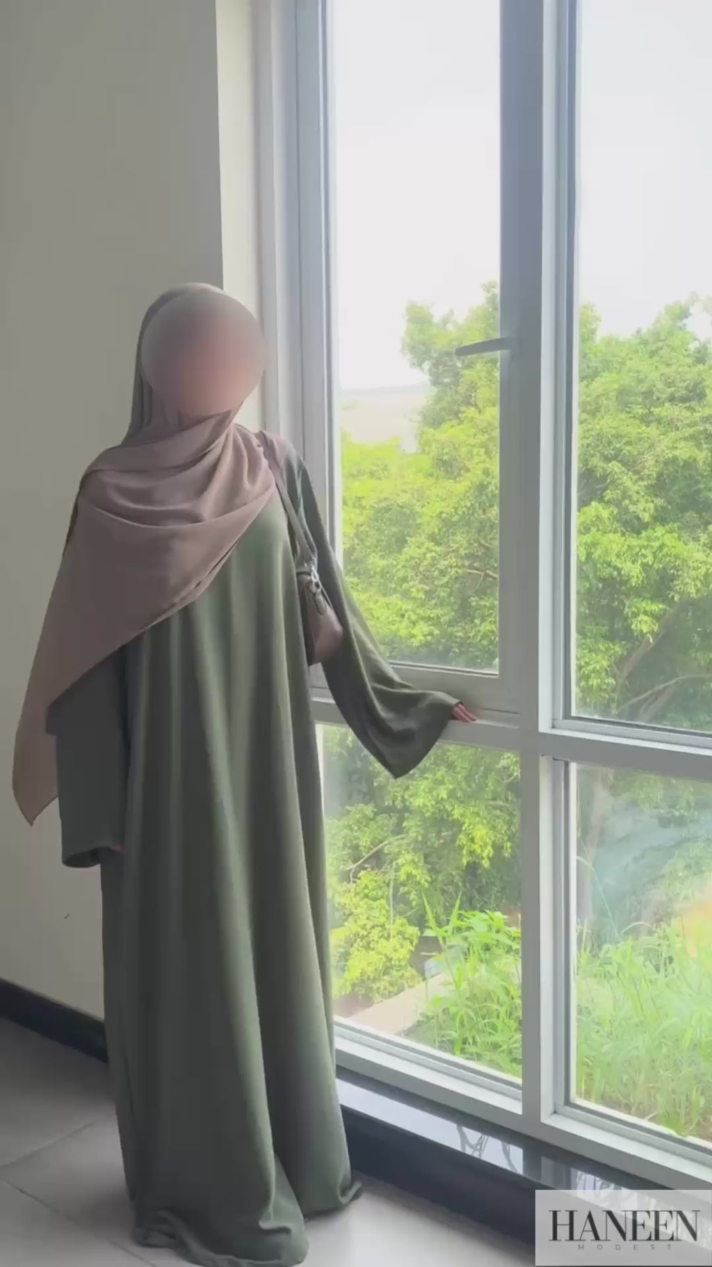 Matcha Veil Abaya